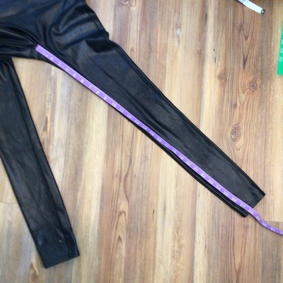 SPANX Black Faux Leather Leggings - Picture 8 of 11